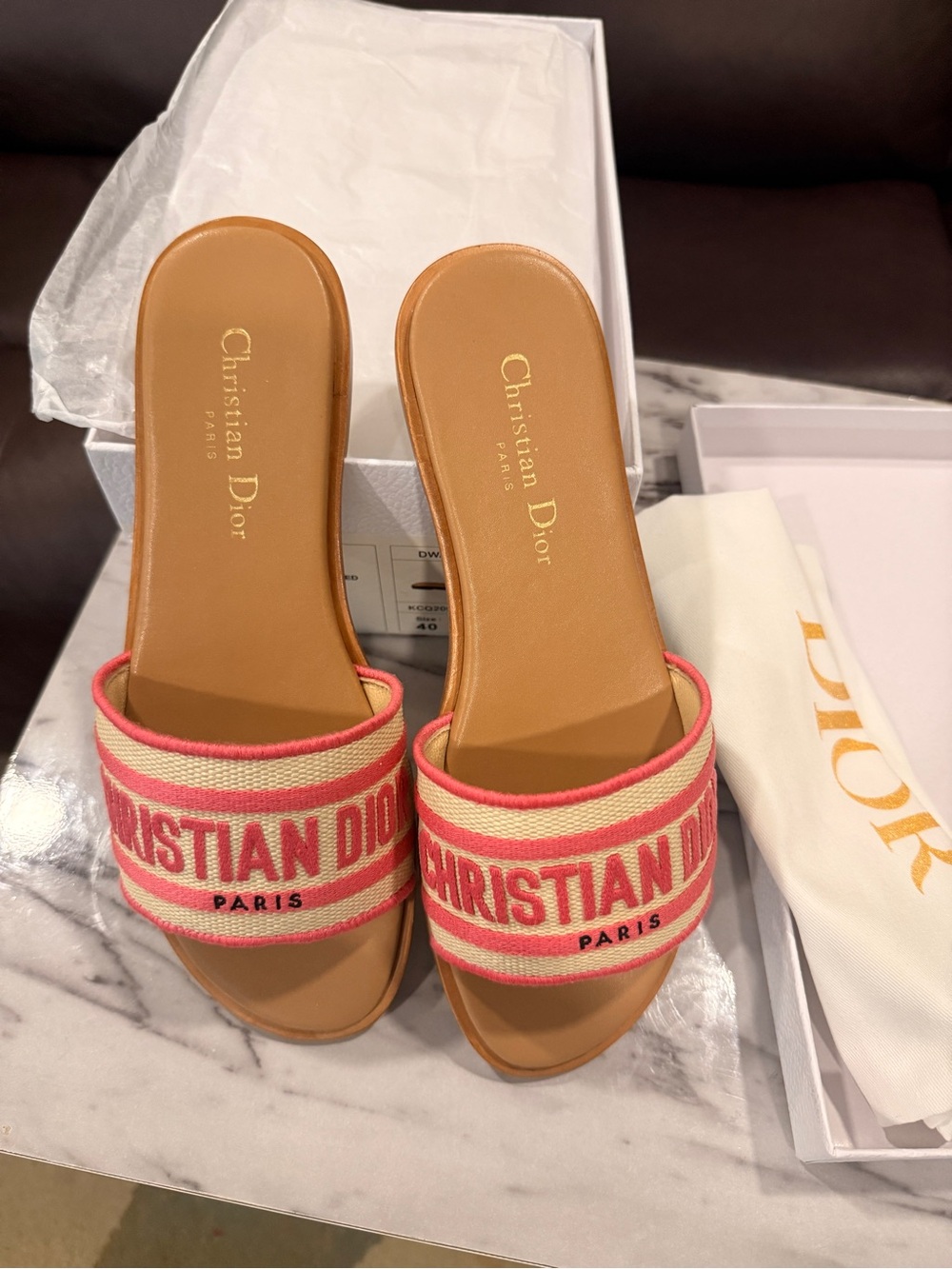 CD Pink Canvas Logo Slides